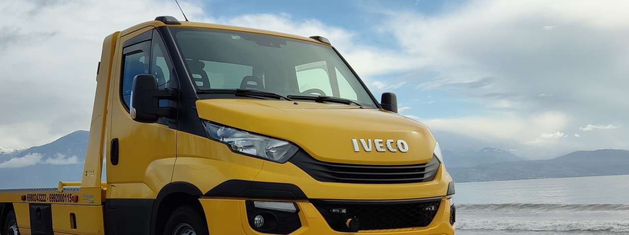 Φορτηγό για οδική βοήθεια στη Ζαχάρω Ηλείας